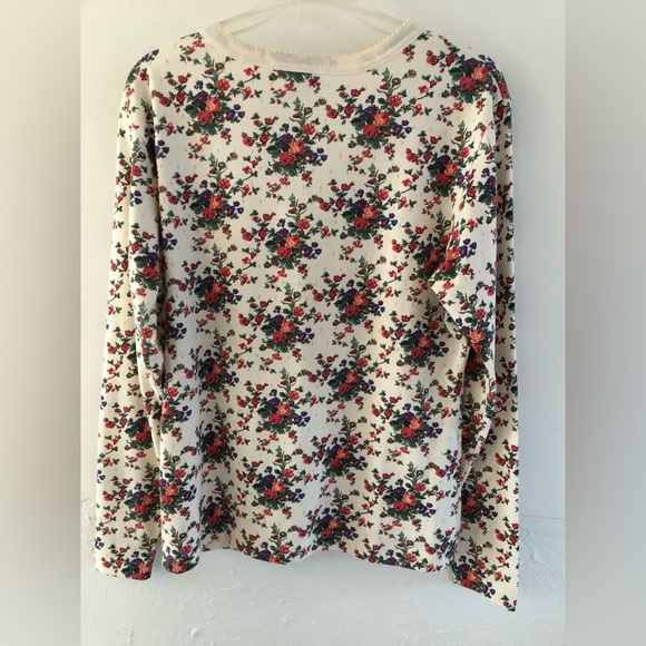 Huntington Ridge floral printed long sleeve top T-shirt Fall GorpCore. Medium - Picture 3 of 7